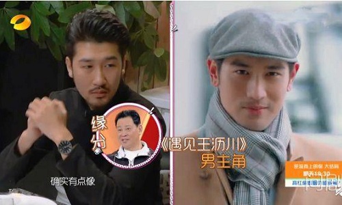 此前焦俊艳相亲对象神似合作的男演员让人以为有戏