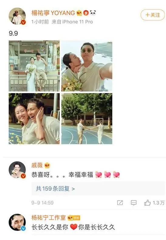 杨祐宁结婚